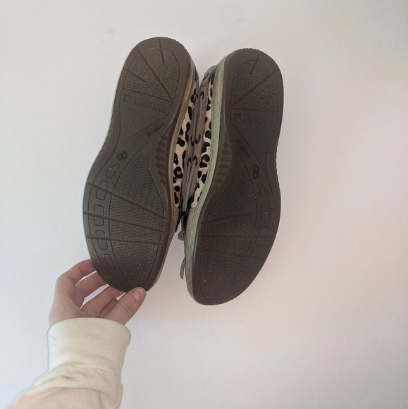 Sperry Top Slider Cheetah Print Boat Slip On Shoes - Picture 9 of 10